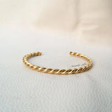 Twisted cuff bracelet