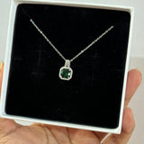 Emerald green necklace