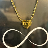 Chunky 11:11 necklace