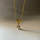 Promise heart necklace