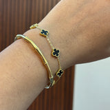 Bamboo bracelet stack