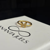 Butterfly ring ( size 5 )