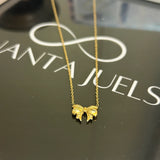 Bow necklace