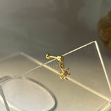 Floral studs (ball screw) single piece