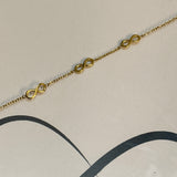 Infinity chain bracelet