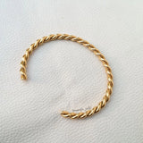 Twisted cuff bracelet