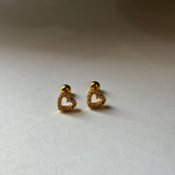 Hollow heart studs