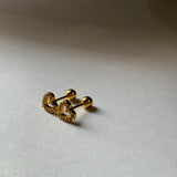 Hollow heart studs