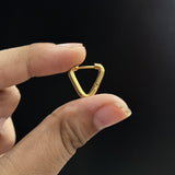 Mini triangle hoops