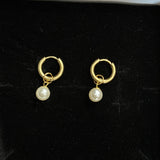 Heart 2 in 1 earrings