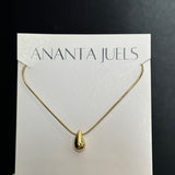 Water drop necklace