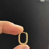 Mini oval hoops