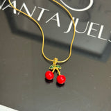 Cherry necklace