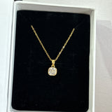 Vintage solitaire necklace