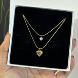 Amore Double layer necklace
