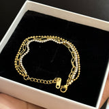 Triple layer necklace