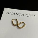 Mini oval hoops