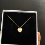 Retro heart necklace