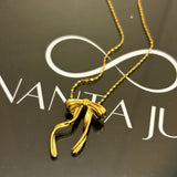 bow necklace
