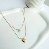 Amore Double layer necklace