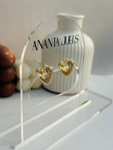 Studded triangle hoops