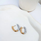 Dual tone hoops