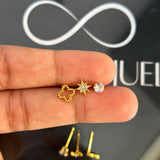 Mini studs set (star)