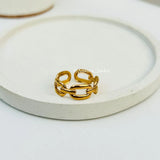 Link chain ring