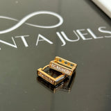 Studded hoops (square)