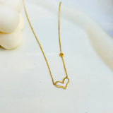 Dainty heart necklace