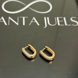 Anvi studded hoops