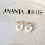 Coloured chunky hoops