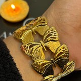 Butterfly cuff bracelet