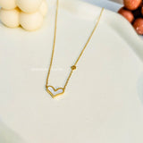 Dainty heart necklace