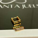 Studded hoops (square)