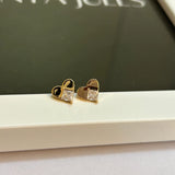 Heart studs