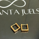 Studded hoops (square)