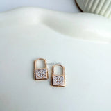 Luv lock earrings