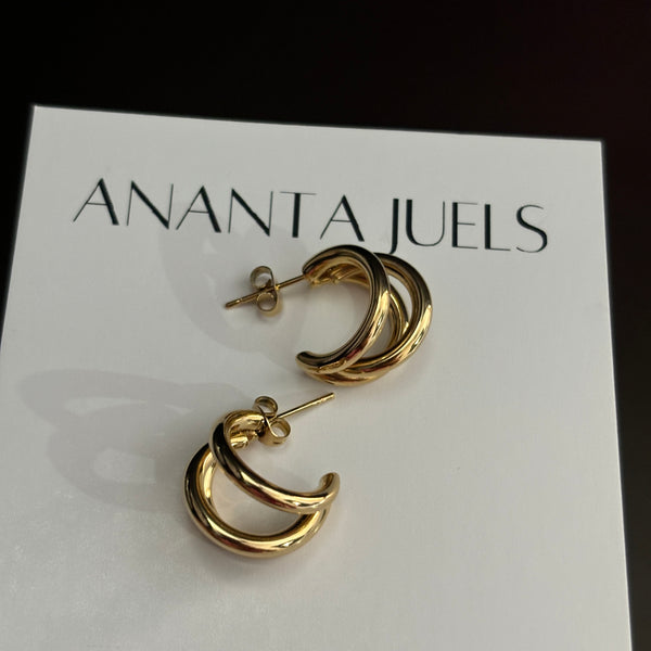Triple layer hoops
