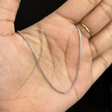 Silver box chain