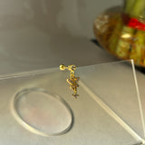 Hanging butterfly studs (ball screw) single piece