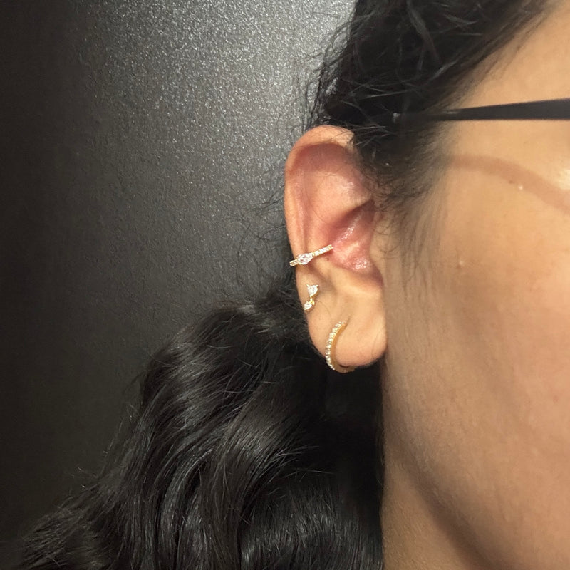 Anvi cuff earrings