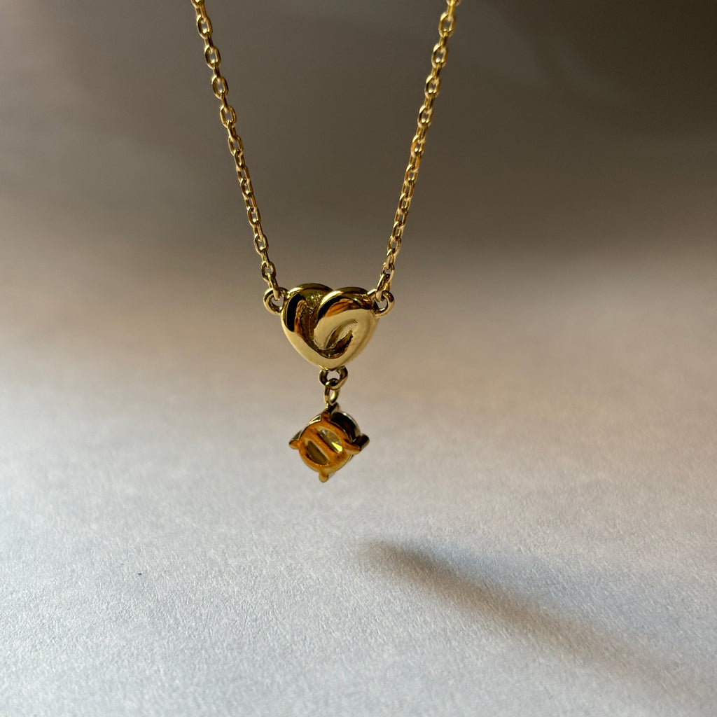 Promise heart necklace