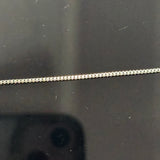 Silver box chain
