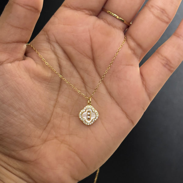 Studded Luv necklace
