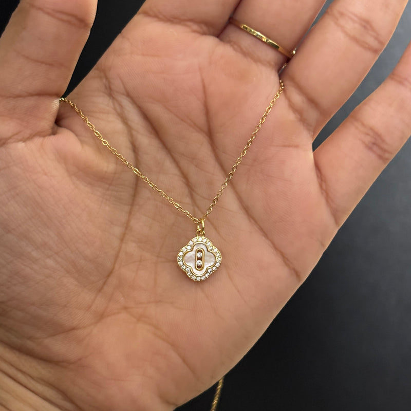 Studded Luv necklace