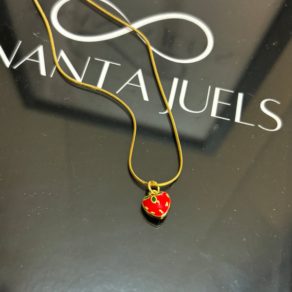 Strawberry necklace