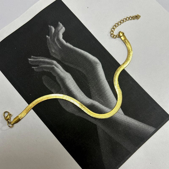 Unisex snake chain bracelet
