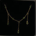 Green drop necklace