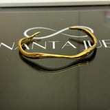 Wavy cuff bracelet